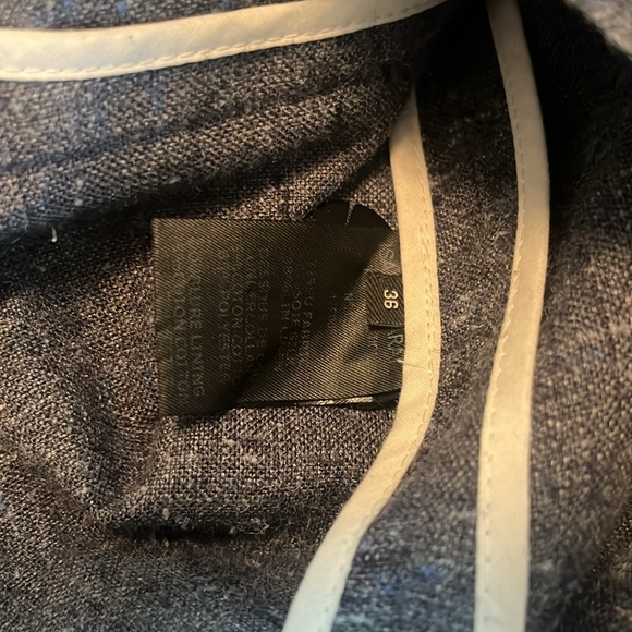 Isabel Marant linen silk double breasted blazer blue FR size 36 - Picture 5 of 7